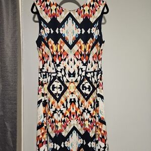 Colorful short Dress size 16 Worn once